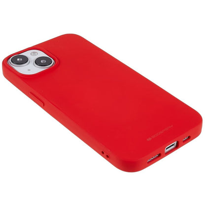 Hülle für Apple iPhone 14 Handyhülle Silikon Case Cover Bumper Matt Rot