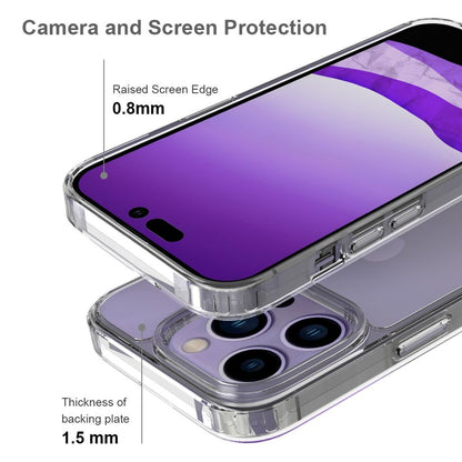 Hülle für Apple iPhone 14 Pro Handy Case Hybrid Silikon Bumper Cover transparent