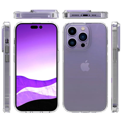 Hülle für Apple iPhone 14 Pro Handy Case Hybrid Silikon Bumper Cover transparent