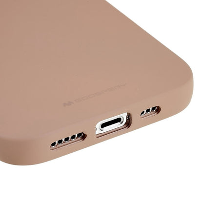 Hülle für Apple iPhone 14 Pro Handyhülle Silikon Case Cover Bumper Matt Beige