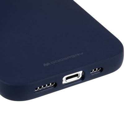 Hülle für Apple iPhone 14 Pro Handyhülle Silikon Case Cover Bumper Matt Blau