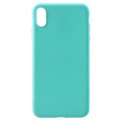 Hülle für Apple iPhone Xs Max Handyhülle Silikon Case Bumper Cover Matt Grün