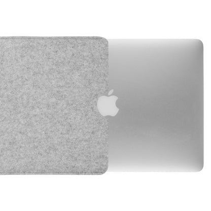 Hülle für Apple MacBook Pro 16" (M1,M2) Handmade Filz Tasche Case Cover Hellgrau