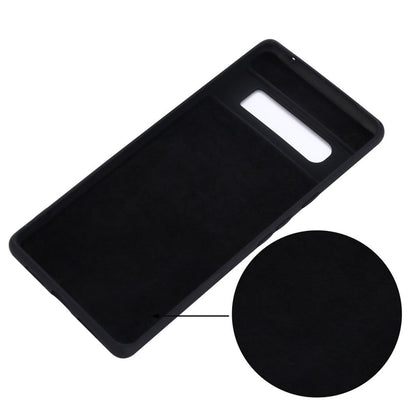 Hülle für Google Pixel 6 Pro Handyhülle Silikon Case Cover Bumper Matt Schwarz
