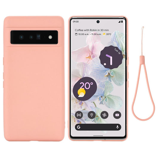 Hülle für Google Pixel 7 Handyhülle Silikon Case Cover Handy Bumper Matt Rosa