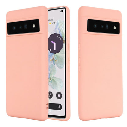 Hülle für Google Pixel 7 Handyhülle Silikon Case Cover Handy Bumper Matt Rosa