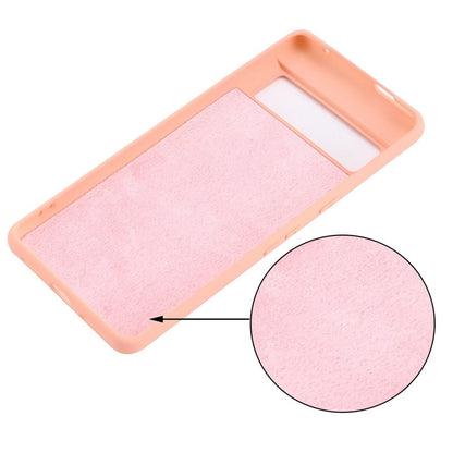 Hülle für Google Pixel 7 Handyhülle Silikon Case Cover Handy Bumper Matt Rosa