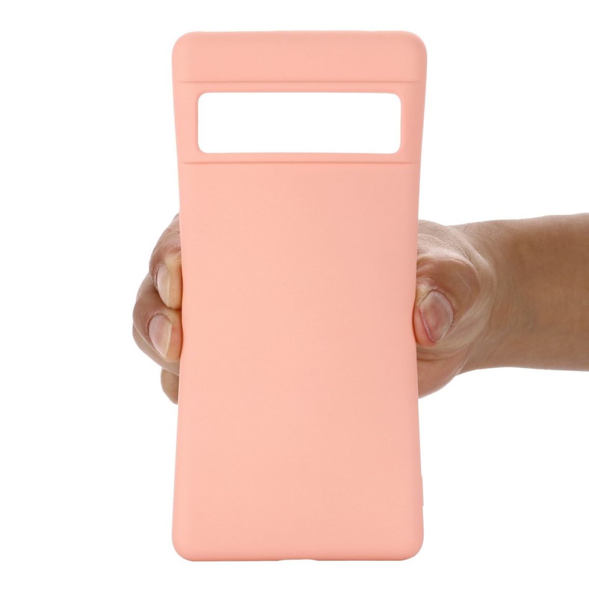 Hülle für Google Pixel 7 Handyhülle Silikon Case Cover Handy Bumper Matt Rosa