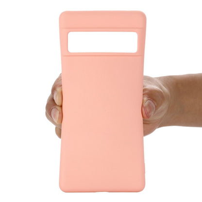 Hülle für Google Pixel 7 Handyhülle Silikon Case Cover Handy Bumper Matt Rosa