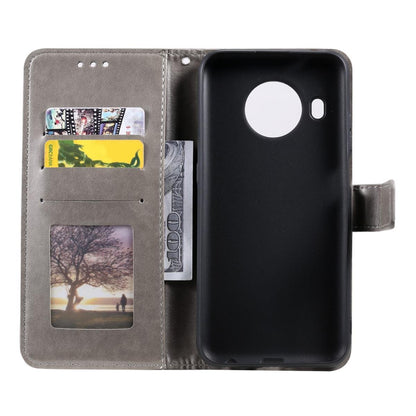 Hülle für Nokia X10/X20 Handyhülle Flip Case Cover Schutzhülle Etui Mandala Grau