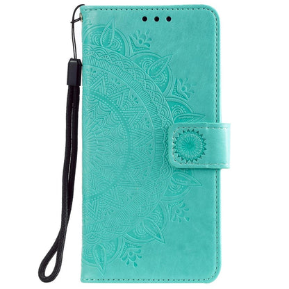 Hülle für Nokia X10/X20 Handyhülle Flip Case Cover Schutzhülle Etui Mandala Grün