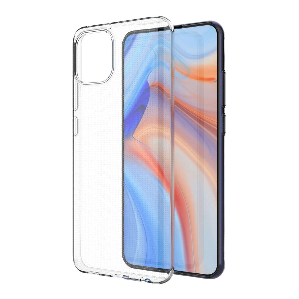 Hülle für Samsung Galaxy A03 Handyhülle Silikon Cover Case Bumper klar