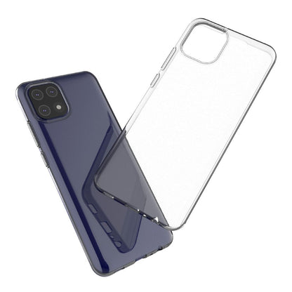 Hülle für Samsung Galaxy A03 Handyhülle Silikon Cover Case Bumper klar