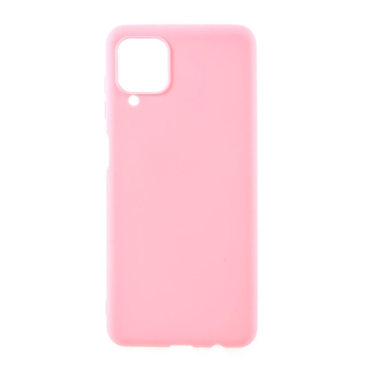Hülle für Samsung Galaxy A12/M12 Handyhülle Silikon Case Cover Bumper Matt Rosa