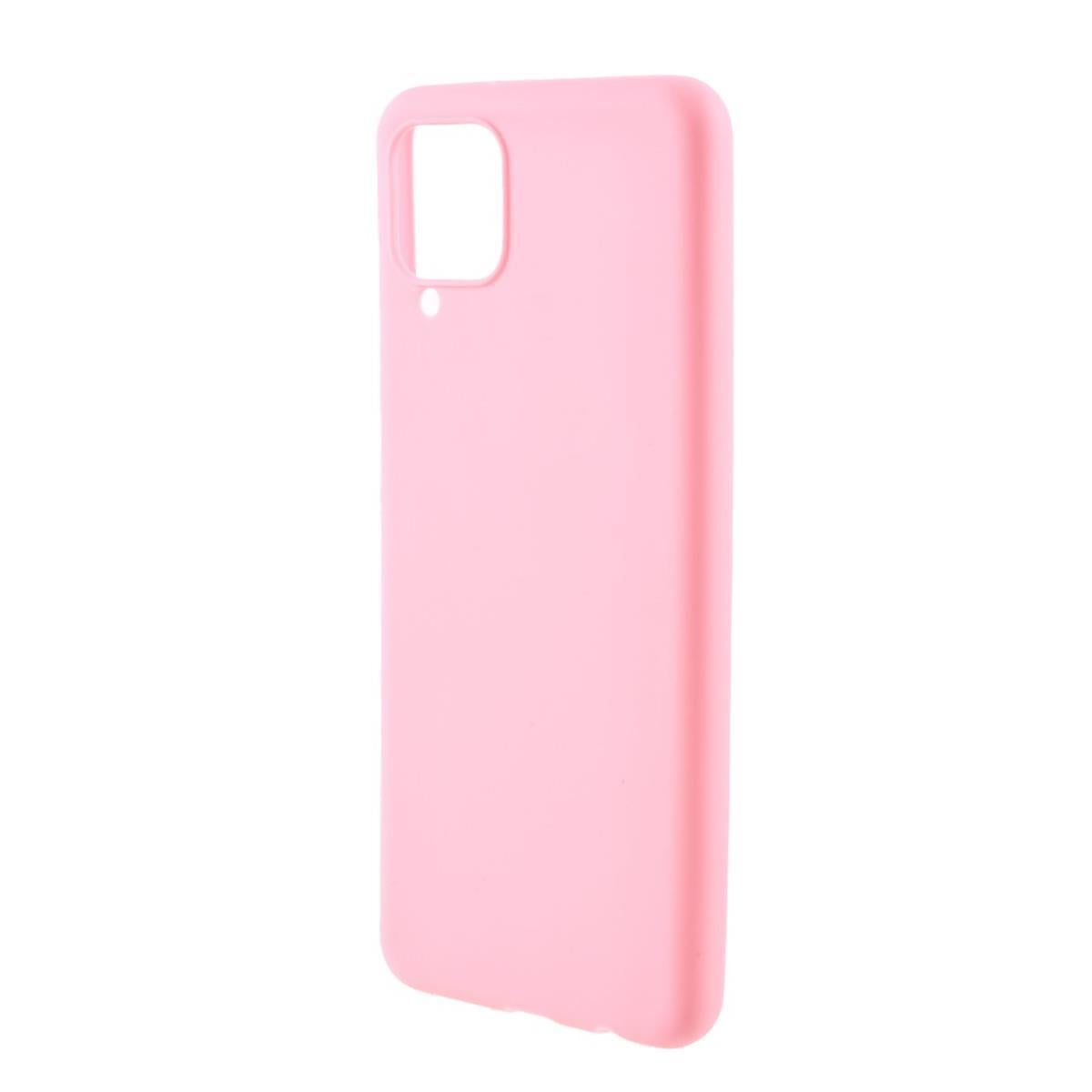 Hülle für Samsung Galaxy A12/M12 Handyhülle Silikon Case Cover Bumper Matt Rosa