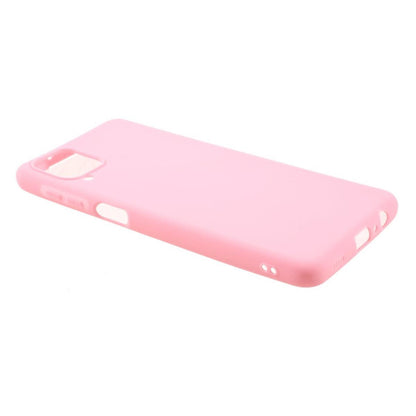 Hülle für Samsung Galaxy A12/M12 Handyhülle Silikon Case Cover Bumper Matt Rosa