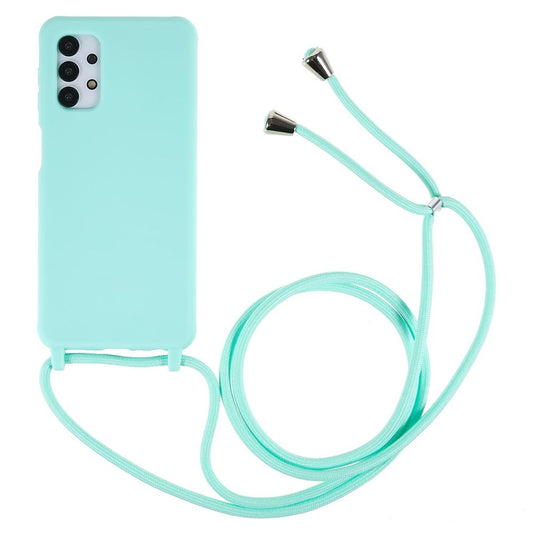 Hülle für Samsung Galaxy A13 4G/5G/A04s Handy Silikon Handykette Schnur Grün