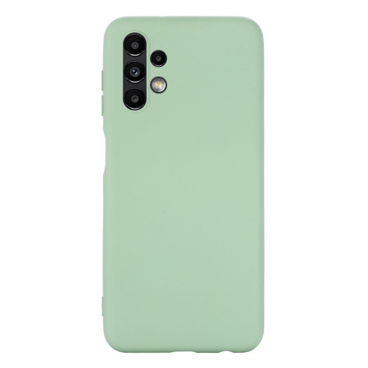 Hülle für Samsung Galaxy A13 4G Handyhülle Silikon Case Cover Bumper Matt Grün