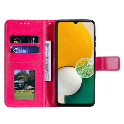 Hülle für Samsung Galaxy A13 5G/A04s Handyhülle Flip Cover Tasche Mandala Pink