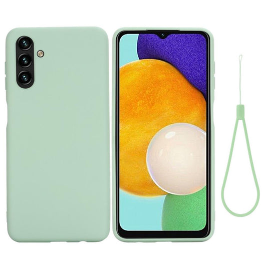 Hülle für Samsung Galaxy A13 5G/A04s Handyhülle Silikon Case Bumper Matt Grün