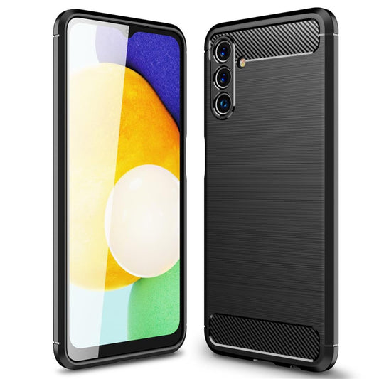 Hülle für Samsung Galaxy A13 5G/A04s Handyhülle Silikon Case Cover Carbonfarben