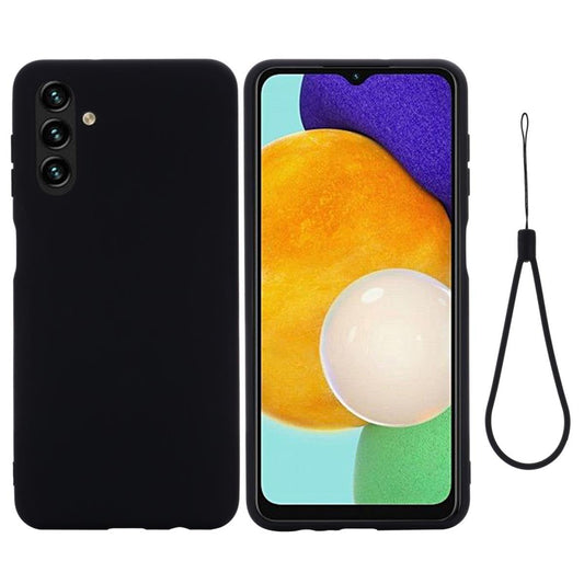 Hülle für Samsung Galaxy A13 5G/A04s Handyhülle Silikon Case Cover Matt Schwarz