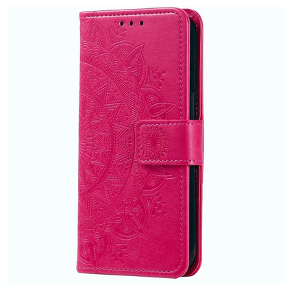 Hülle für Samsung Galaxy A14 4G/5G Handyhülle Flip Case Cover Etui Mandala Pink