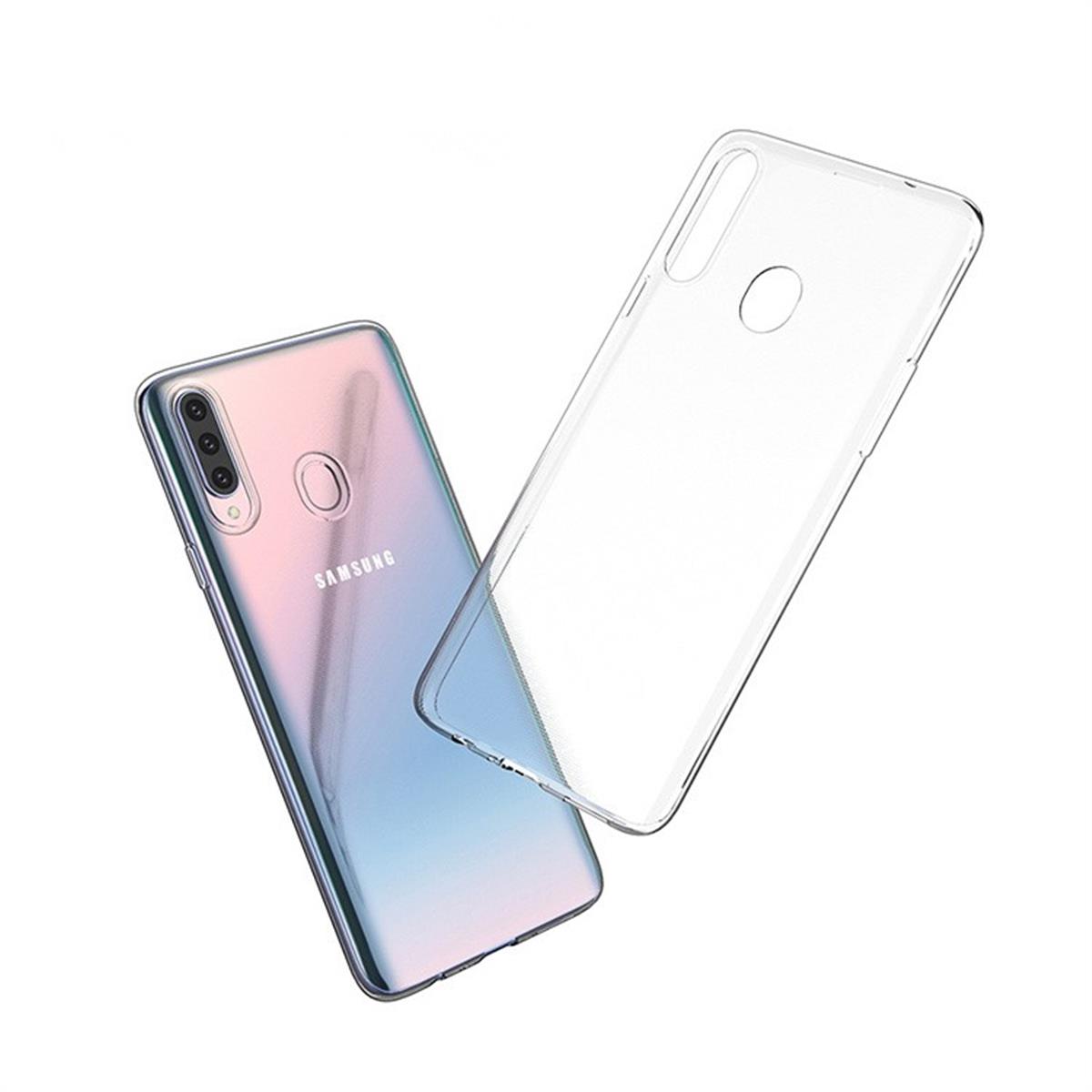 Hülle für Samsung Galaxy A20s Handyhülle Silikon Cover Case Tasche Transparent