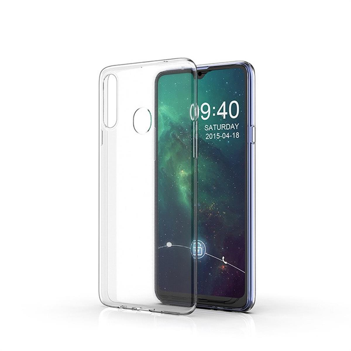 Hülle für Samsung Galaxy A20s Handyhülle Silikon Cover Case Tasche Transparent