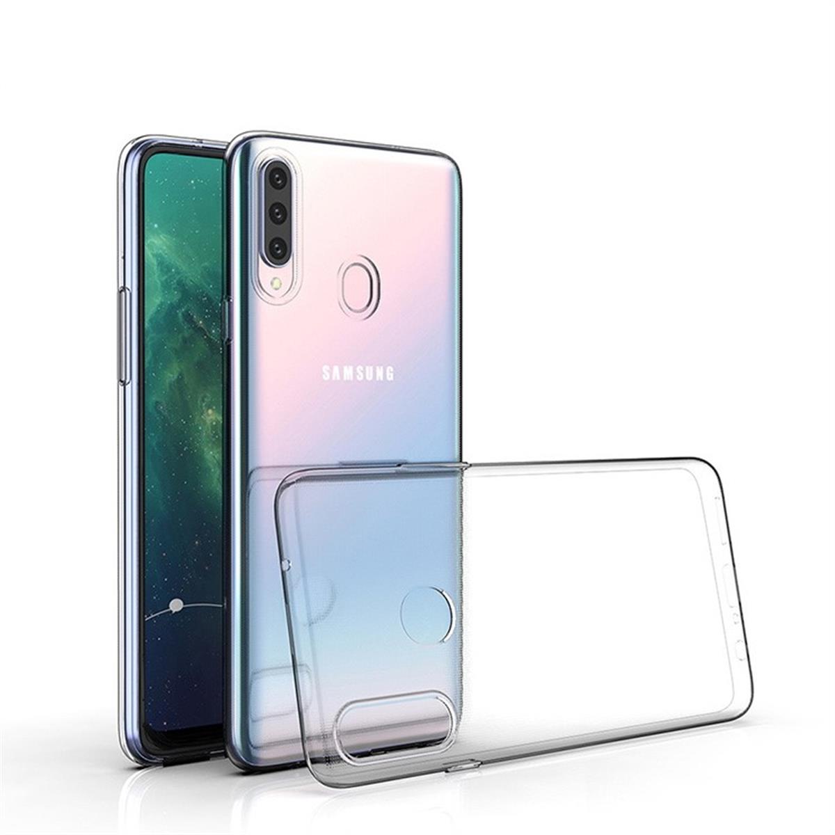 Hülle für Samsung Galaxy A20s Handyhülle Silikon Cover Case Tasche Transparent