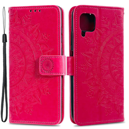 Hülle für Samsung Galaxy A22 4G Handyhülle Flip Case Cover Tasche Mandala Pink