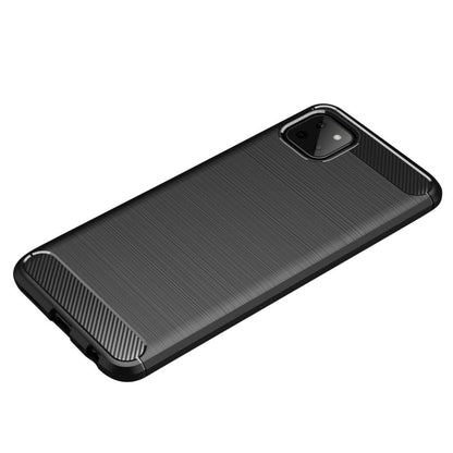 Hülle für Samsung Galaxy A22 5G Handyhülle Silikon Case Handy Cover Carbonfarben