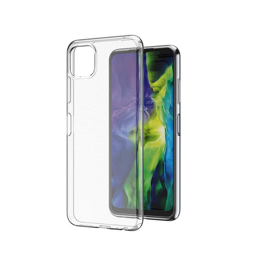 Hülle für Samsung Galaxy A22 5G Handyhülle Silikon Cover Case Bumper Klar
