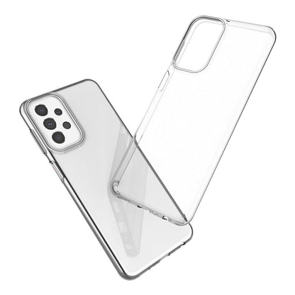 Hülle für Samsung Galaxy A23 Handyhülle Silikon Cover Case Bumper klar