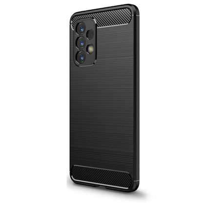 Hülle für Samsung Galaxy A33 5G Handyhülle Silikon Case Cover Carbonfarben
