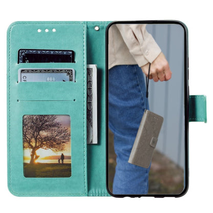 Hülle für Samsung Galaxy A34 5G Handyhülle Flip Case Cover Etui Mandala Grün