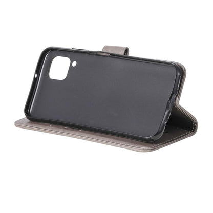 Hülle für Samsung Galaxy A42 5G Handyhülle Flip Case Cover Schutzhülle Mandala Grau