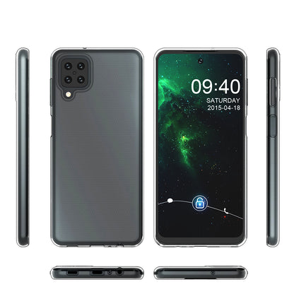 Hülle für Samsung Galaxy A42 5G Handyhülle Silikon Cover Case Bumper klar
