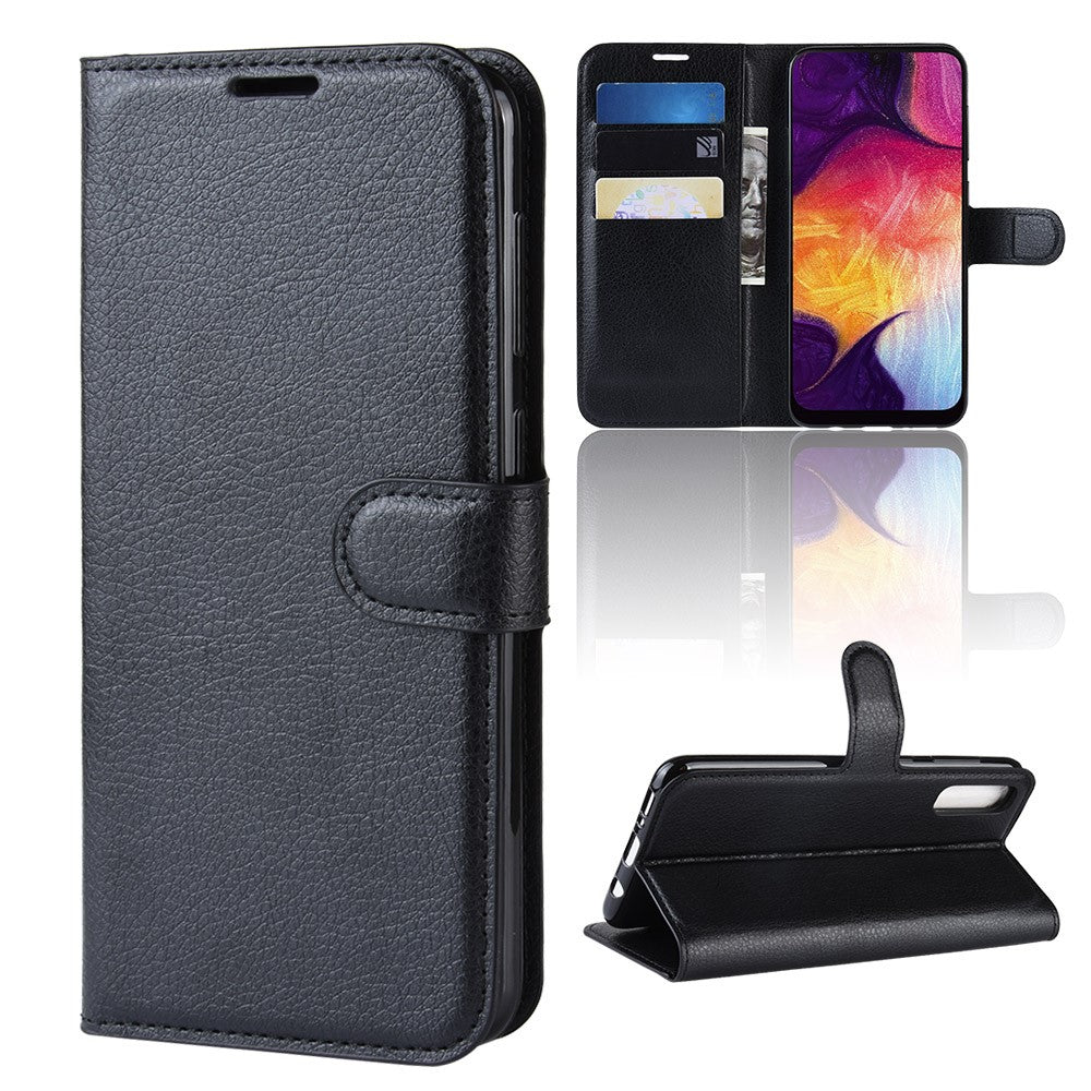 Hülle für Samsung Galaxy A50/A30s Handyhülle Flip Case Cover Bumper Tasche Schwarz - CoverKingz