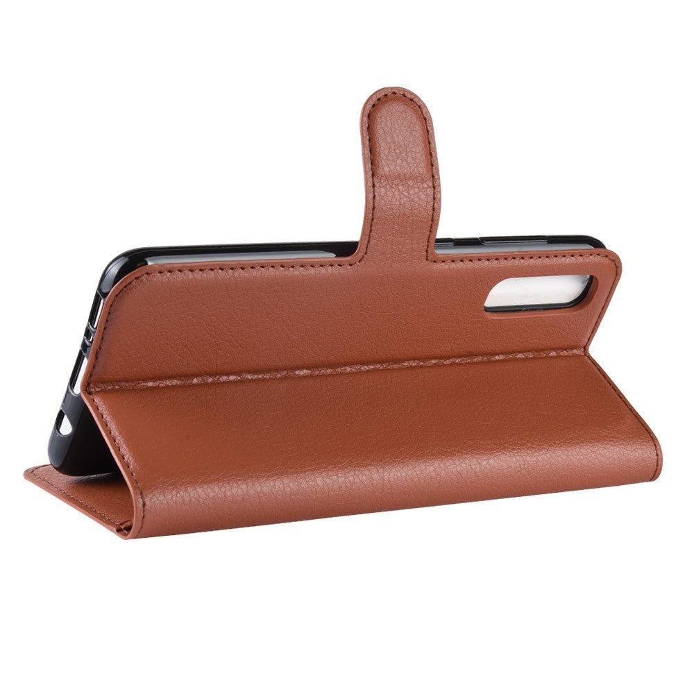 Hülle für Samsung Galaxy A50/A30s Handyhülle Flip Case Cover Handytasche Bumper Braun - CoverKingz