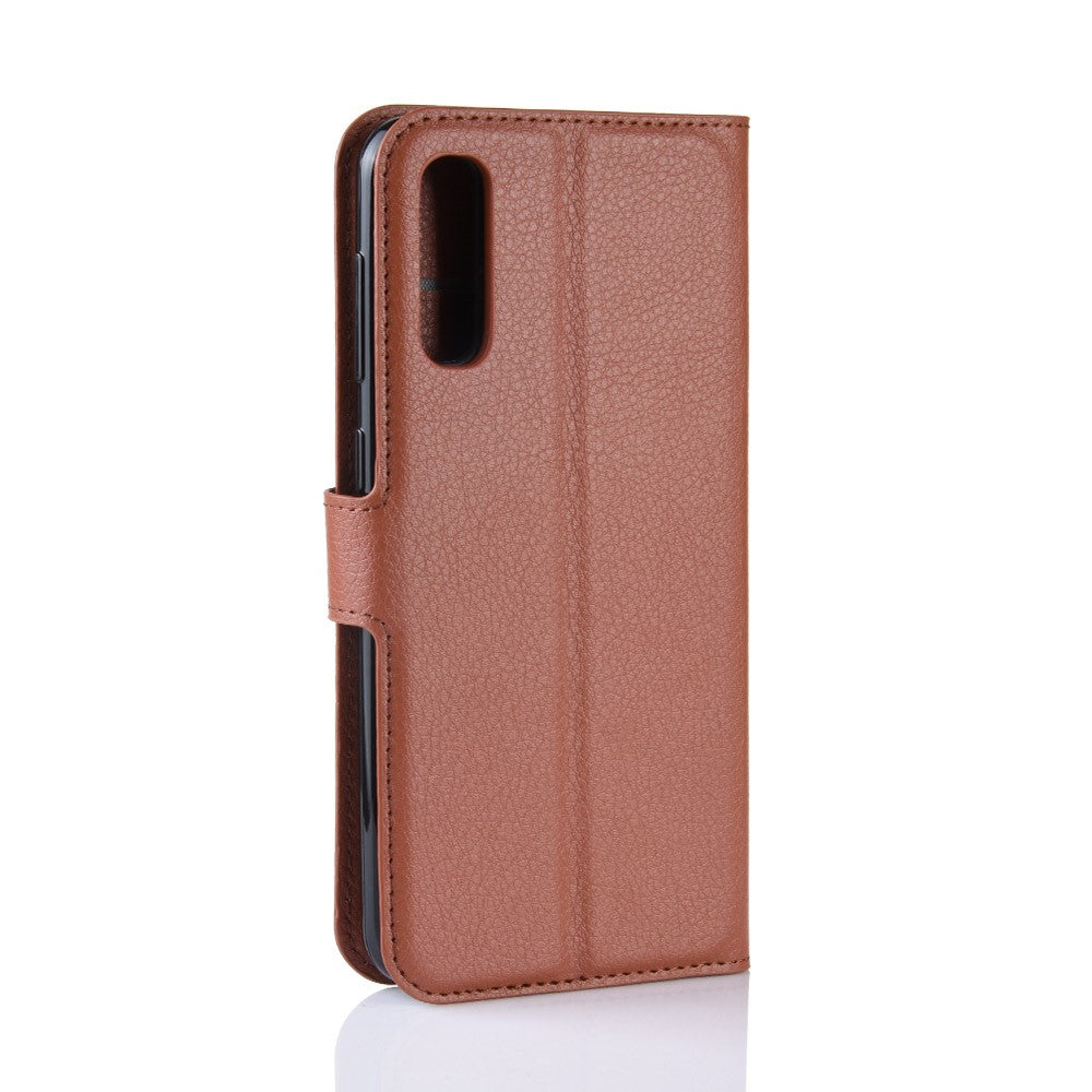 Hülle für Samsung Galaxy A50/A30s Handyhülle Flip Case Cover Handytasche Bumper Braun - CoverKingz