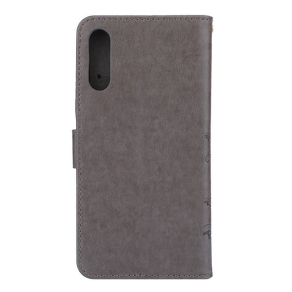 Hülle für Samsung Galaxy A50/A30s Handyhülle Flip Case Handytasche Schmetterling Grau - CoverKingz