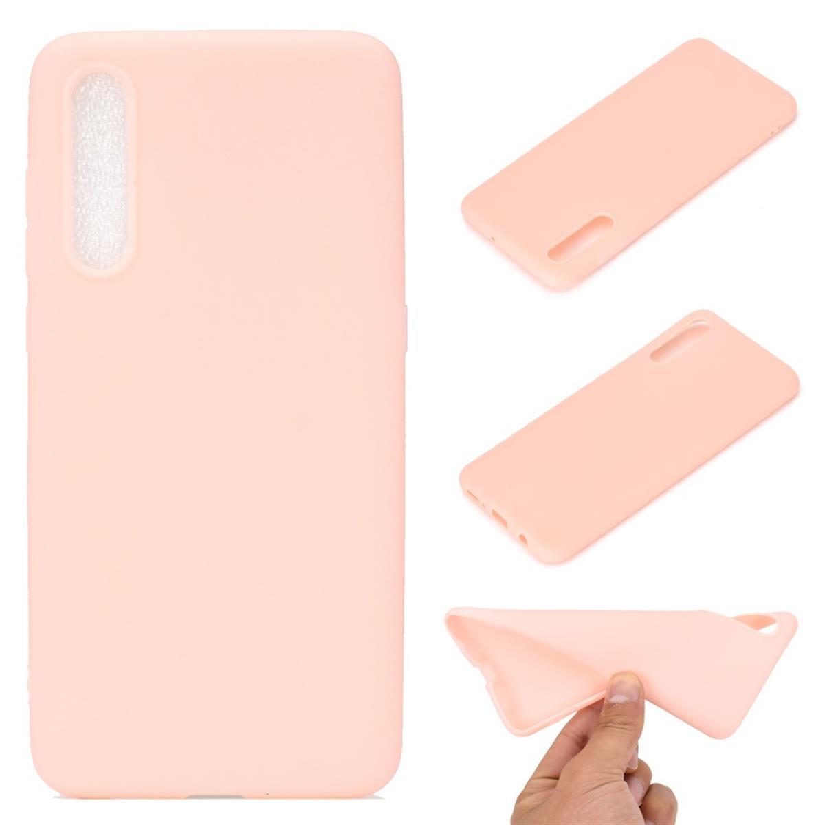 Hülle für Samsung Galaxy A50/A30s Handyhülle Silikon Case Cover Handytasche matt Rosa - CoverKingz