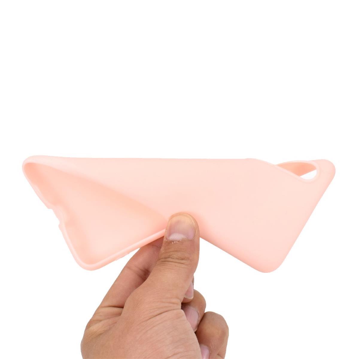 Hülle für Samsung Galaxy A50/A30s Handyhülle Silikon Case Cover Handytasche matt Rosa - CoverKingz