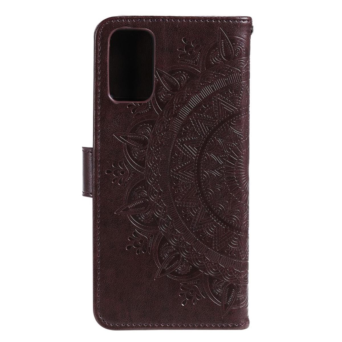 Hülle für Samsung Galaxy A52/A52 5G/A52s 5G Handy Flip Case Cover Mandala Braun