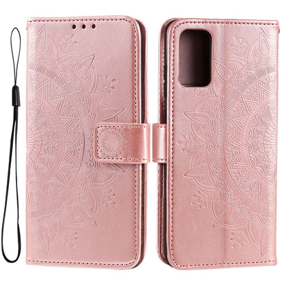 Hülle für Samsung Galaxy A53 5G Handyhülle Flip Case Cover Etui Mandala Rosegold