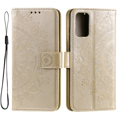 Hülle für Samsung Galaxy A53 5G Handyhülle Flip Case Cover Tasche Mandala Gold
