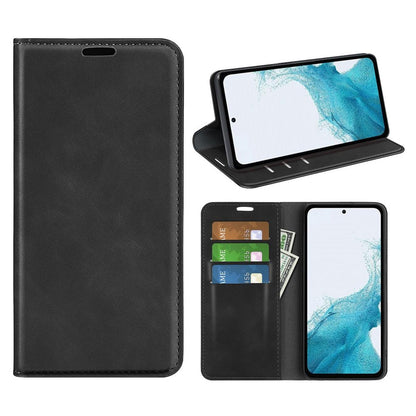 Hülle für Samsung Galaxy A54 5G Handyhülle Flip Case Cover Tasche Etui Schwarz