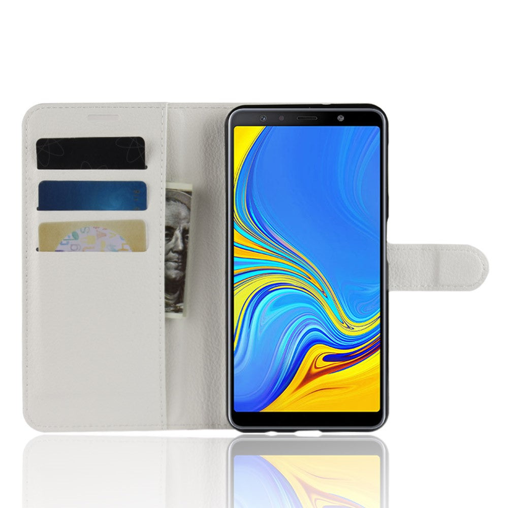 Hülle für Samsung Galaxy A7 (2018) Handyhülle Flip Case Schutzhülle Cover Weiß - CoverKingz