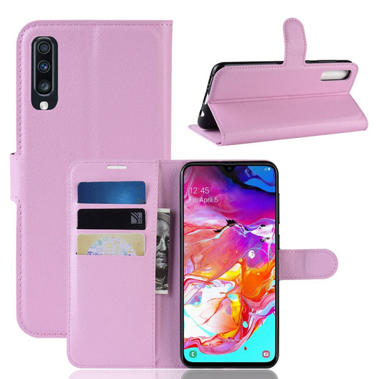 Hülle für Samsung Galaxy A70 Handyhülle Flip Case Cover Handytasche Bumper Rosa - CoverKingz